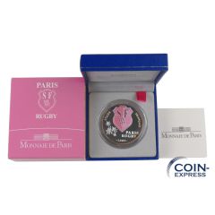 10 Euro Gedenkmünze Frankreich 2009 - Paris Rugby