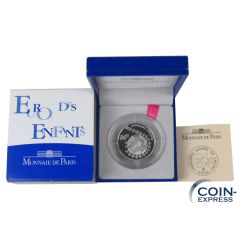 1/4 Euro Gedenkmünze Frankreich 2002 PP - Kindereuro