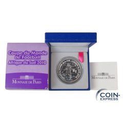 10 Euro Gedenkmünze Frankreich 2009 - Fußball WM Südafrika