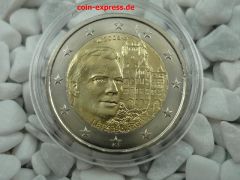 2 Euro Gedenkmünze Luxemburg 2008 - Residenz Schloss Berg