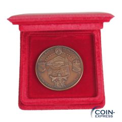 Vatikan Bronzemedaille 1988 - Besuch Johannes Paul II. in Straßburg Vatikan Bronzemedaille 1988 - Besuch Johannes Paul II. in Straßburg