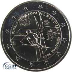 2 Euro Gedenkmünze Andorra 2019 Weltcup Ski Alpin Finale 2 Euro Gedenkmünze Andorra 2019 Weltcup Ski Alpin Finale