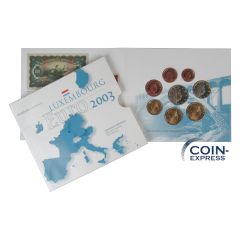 Euro Kursmünzensatz Luxemburg 2003 BU