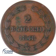 2 Baiocchi Vatikan 1848 B Bologna Papst Pius IX