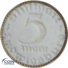 5 Mark Stuttgart Ludwigsburg 1921 Porzellan