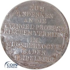 Medaille Baden Heidelberg Reformation Kirchenvereinigung