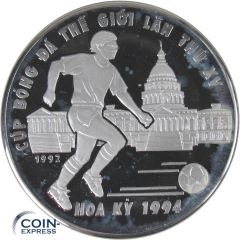 100 Dong Vietnam 1992 Fußball WM USA 100 Dong Vietnam 1992 Fußball WM USA