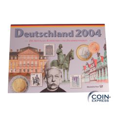 Euro Kursmünzensatz Deutschland 2004 A Deutsche Post