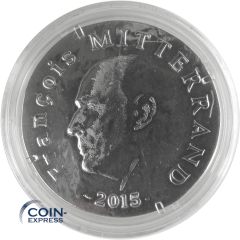 10 Euro Gedenkmünze Frankreich 2015 - Francois Mitterrand