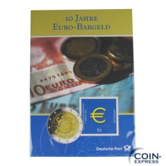 2 Euro Deutschland 2012 - 10 Jahre Euro-Bargeld - ADFGJ - Deutsche Post