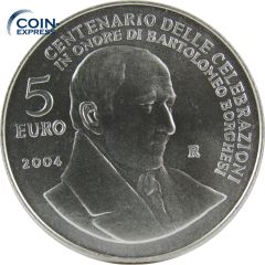 5 Euro Gedenkmünze San Marino 2004 Borghesi