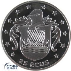 25 Ecus Isle of Man 1994 - Wikingerboot
