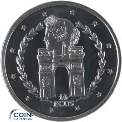 14 Ecus Gibraltar 1995 Französische Ratspräsidentschaft