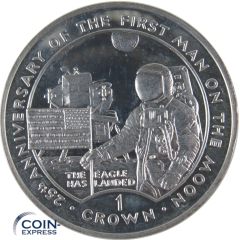 1 Crown Gibraltar 1994 First Man on the Moon