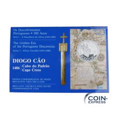 100 Escudos Portugal 1987 - Diogo Cao im Folder 100 Escudos Portugal 1987 - Diogo Cao im Folder