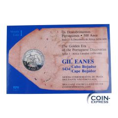 100 Escudos Portugal 1987 - Gil Eanes im Folder 100 Escudos Portugal 1987 - Gil Eanes im Folder