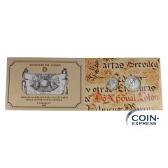 200 + 500 Lire Italien 1989 - Kolumbus / Entdeckung Amerikas