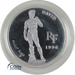 10 Francs - 1,50 Euro Frankreich 1996 - David by Michelangelo