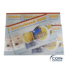 Euro Kursmünzensätze Deutschland 2009 ADFGJ Deutsche Post Euro Kursmünzensätze Deutschland 2009 ADFGJ Deutsche Post
