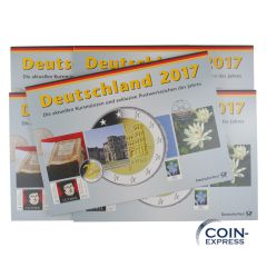 Euro Kursmünzensätze Deutschland 2017 ADFGJ Deutsche Post