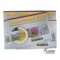 Euro Kursmünzensätze Deutschland 2019 ADFGJ Deutsche Post