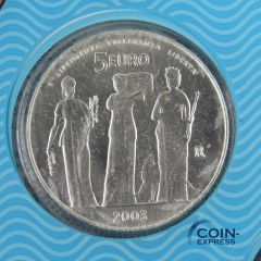 5 Euro Gedenkmünze San Marino 2003 Drei Grazien