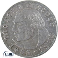 5 Reichsmark 1933 A Martin Luther