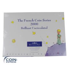 Franc Kursmünzensatz Frankreich 2000 Kleiner Prinz