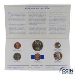 Dollar Kursmünzensatz Die berühmtesten Präsidenten der USA Dollar Kursmünzensatz Die berühmtesten Präsidenten der USA