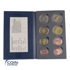 Euro Kursmünzensatz Portugal im blauen Folder gemischte Jahre