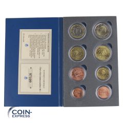 Euro Kursmünzensatz Spanien im blauen Folder gemischte Jahre
