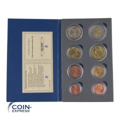 Euro Kursmünzensatz Frankreich im blauen Folder gemischte Jahre