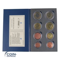 Euro Kursmünzensatz Belgien im blauen Folder gemischte Jahre