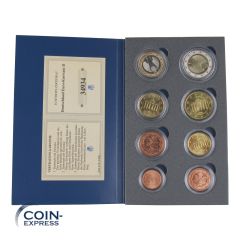 Euro Kursmünzensatz Deutschland im blauen Folder gemischte Jahre