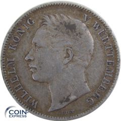 1/2 Gulden Württemberg 1850 Wilhelm I. 1/2 Gulden Württemberg 1850 Wilhelm I.