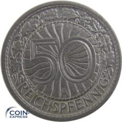 50 Reichspfennig 1928 A 50 Reichspfennig 1928 A