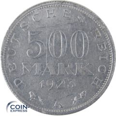 500 Mark Deutsches Reich 1923 A 500 Mark Deutsches Reich 1923 A
