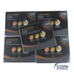 Euro Kursmünzensätze Deutschland 2020 PP ADFGJ