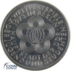 10 Mark Gedenkmünze DDR 1973 Weltfestspiele der Jugend und Studenten