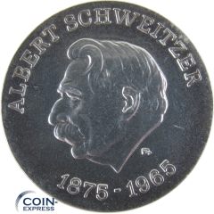 10 Mark Gedenkmünze DDR 1975 - Albert Schweitzer