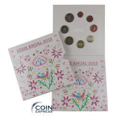 Euro Kursmünzensatz Portugal 2015 BU