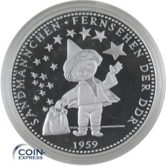 Medaille 40 Jahre DDR - Sandmännchen Fernsehen der DDR