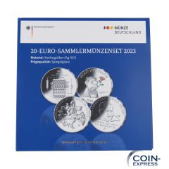 20 Euro Gedenkmünzenset Deutschland 2020 Spiegelglanz PP