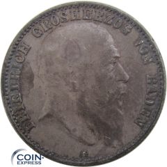 2 Mark Münze Baden 1903 G Friedrich