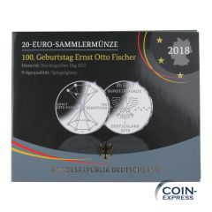 20 Euro Deutschland 2018 PP Ernst Otto Fischer