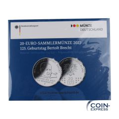 20 Euro Deutschland 2023 - Bertolt Brecht - Spiegelglanz