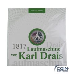 20 Euro Deutschland 2017 Laufmaschine von Karl Drais - Deutsche Post