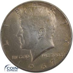 Half Dollar Münze USA 1967 John F. Kennedy