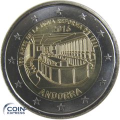 2 Euro Gedenkmünze Andorra 2016 150 Jahre Neue Reform