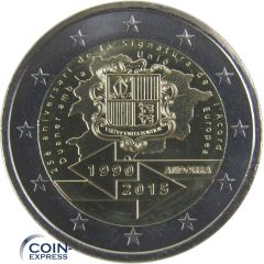 2 Euro Gedenkmünze Andorra 2015 Zollunion